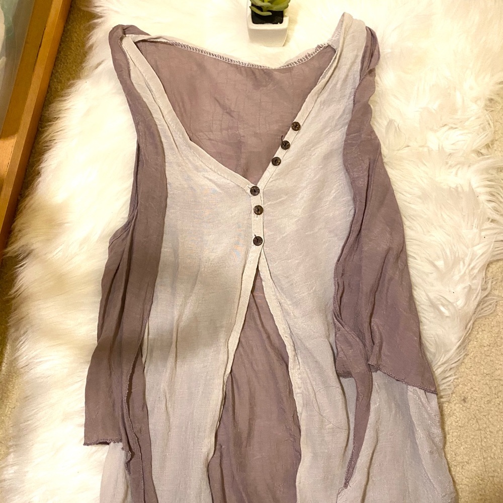 Women Free people alike mauve tank top